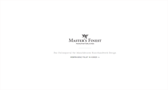 Desktop Screenshot of mastersfinest.com